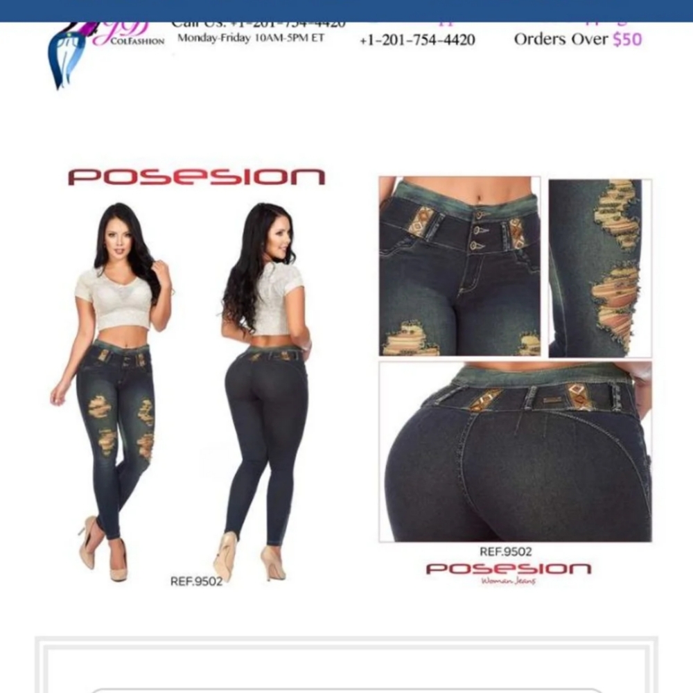 Butt lifting jeans